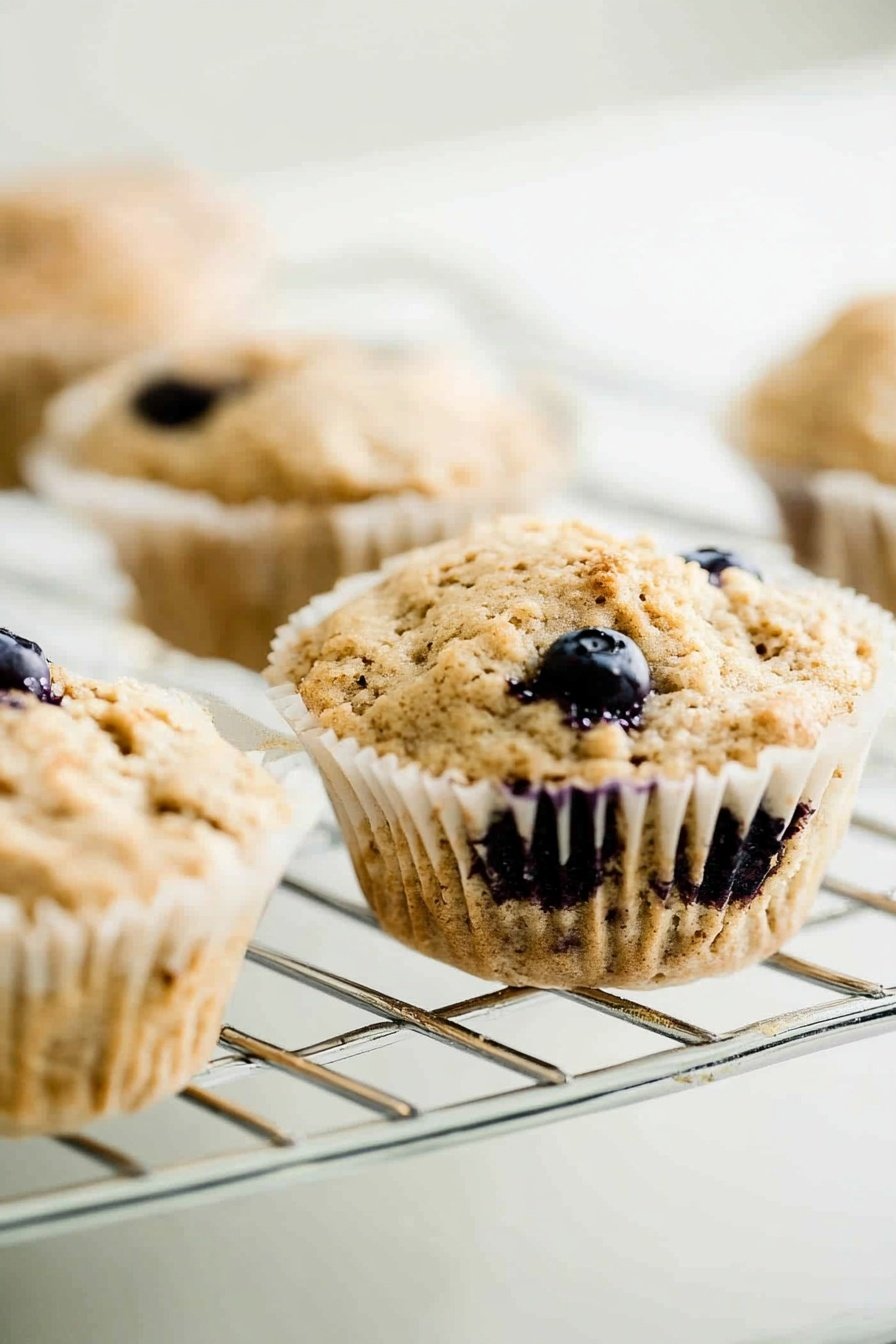 Tangy Sourdough Blueberry Muffin Recipe