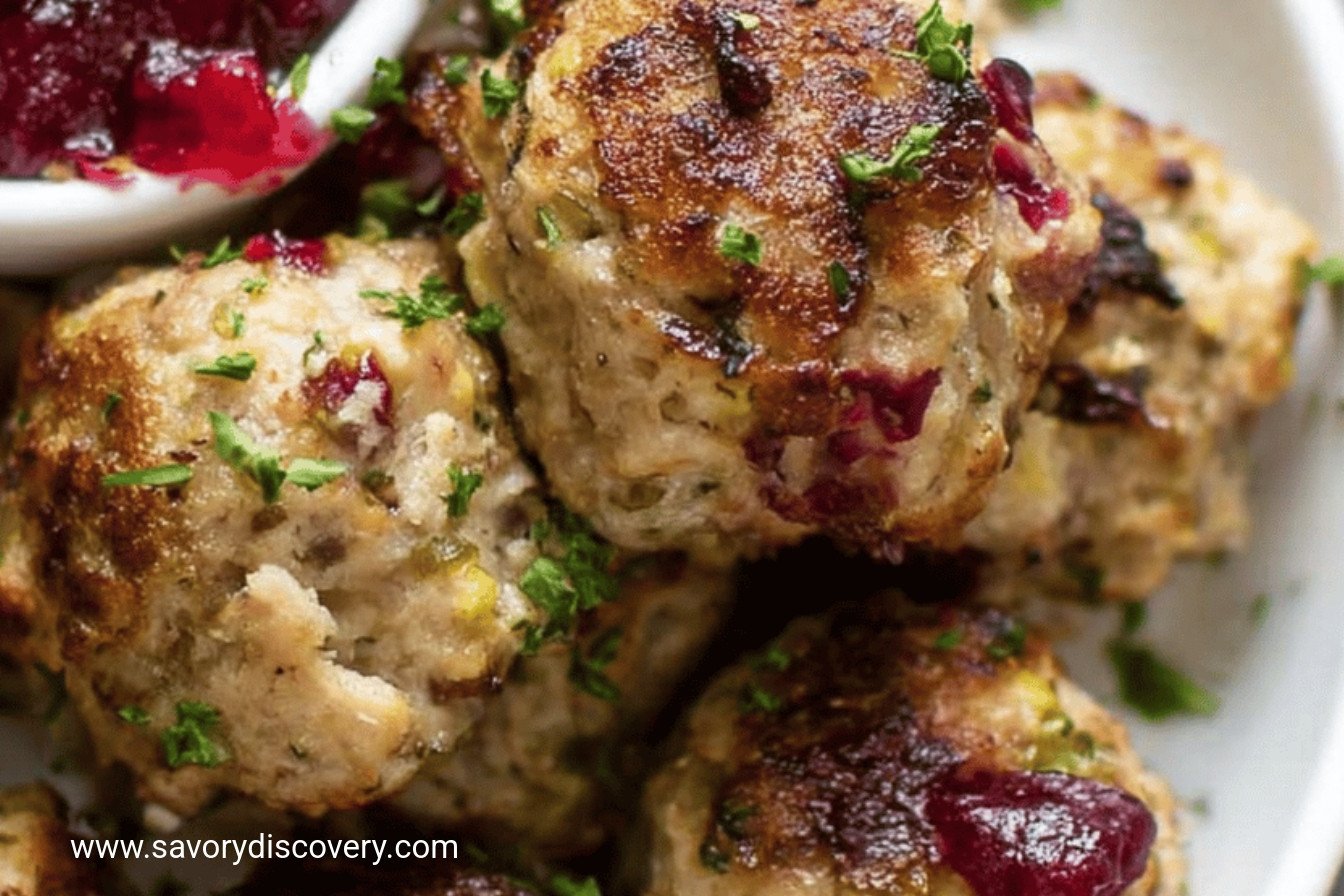 Turkish Meatballs with Savory Stuffing Filling