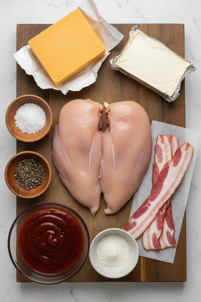 Air Fryer BBQ Stuffed Chicken Breast Recipe