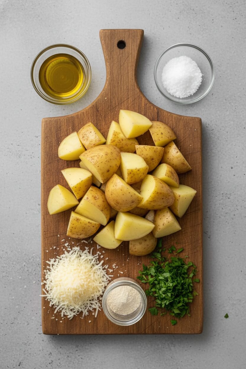 Air Fryer Garlic Parmesan French Fries Recipe