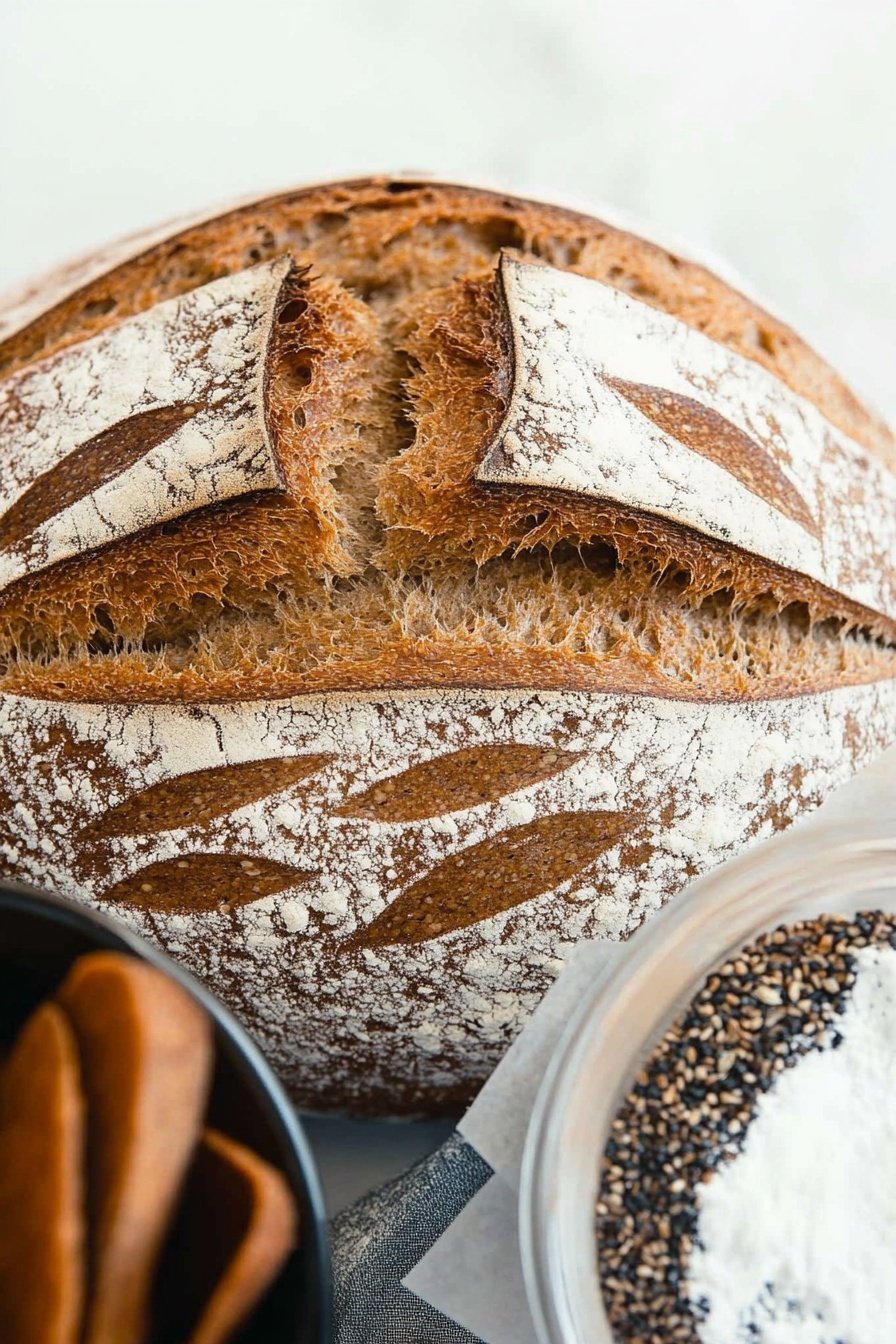 Artisan Rye Sourdough Loaf