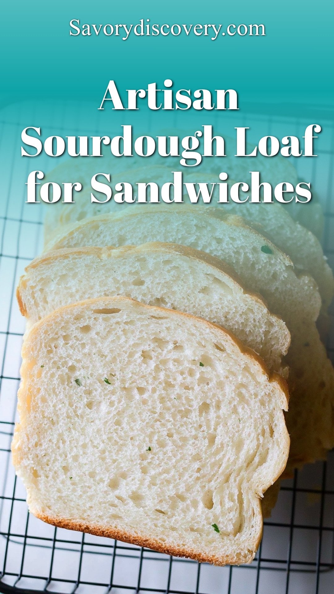 Artisan Sourdough Loaf for Sandwiches