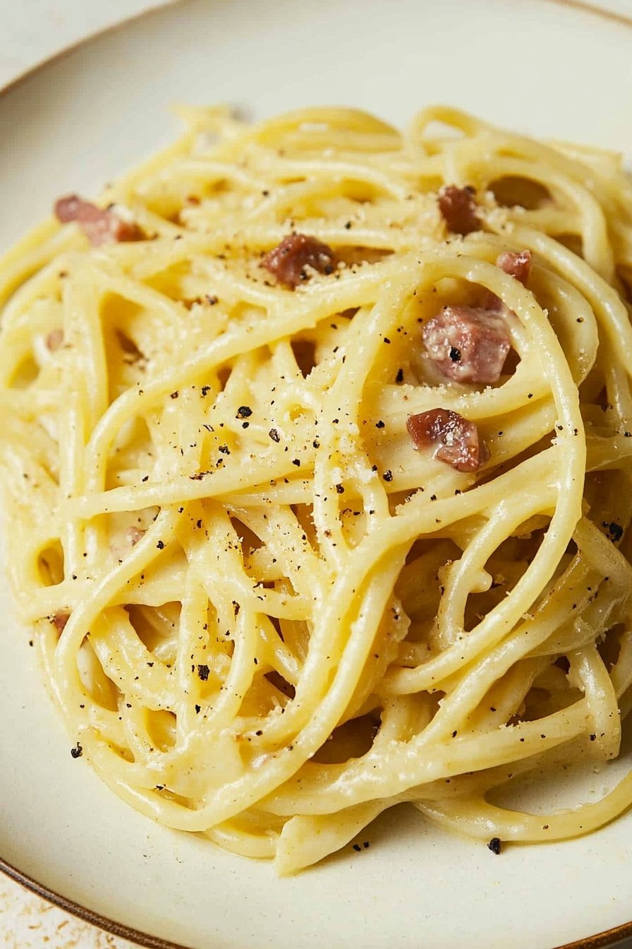 Authentic Italian Pasta Carbonara at Home