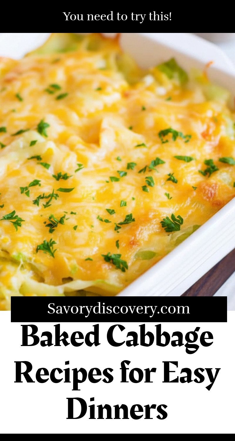 Baked Cabbage Recipes for Easy Dinners