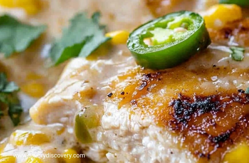 Cheesy Jalapeno Chicken and Creamed Corn