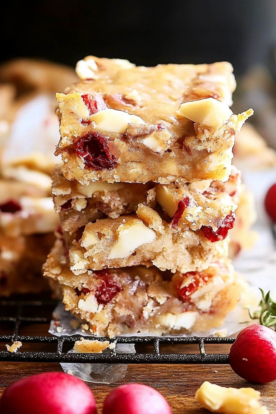 Chewy Apple Pecan Cookie Bars
