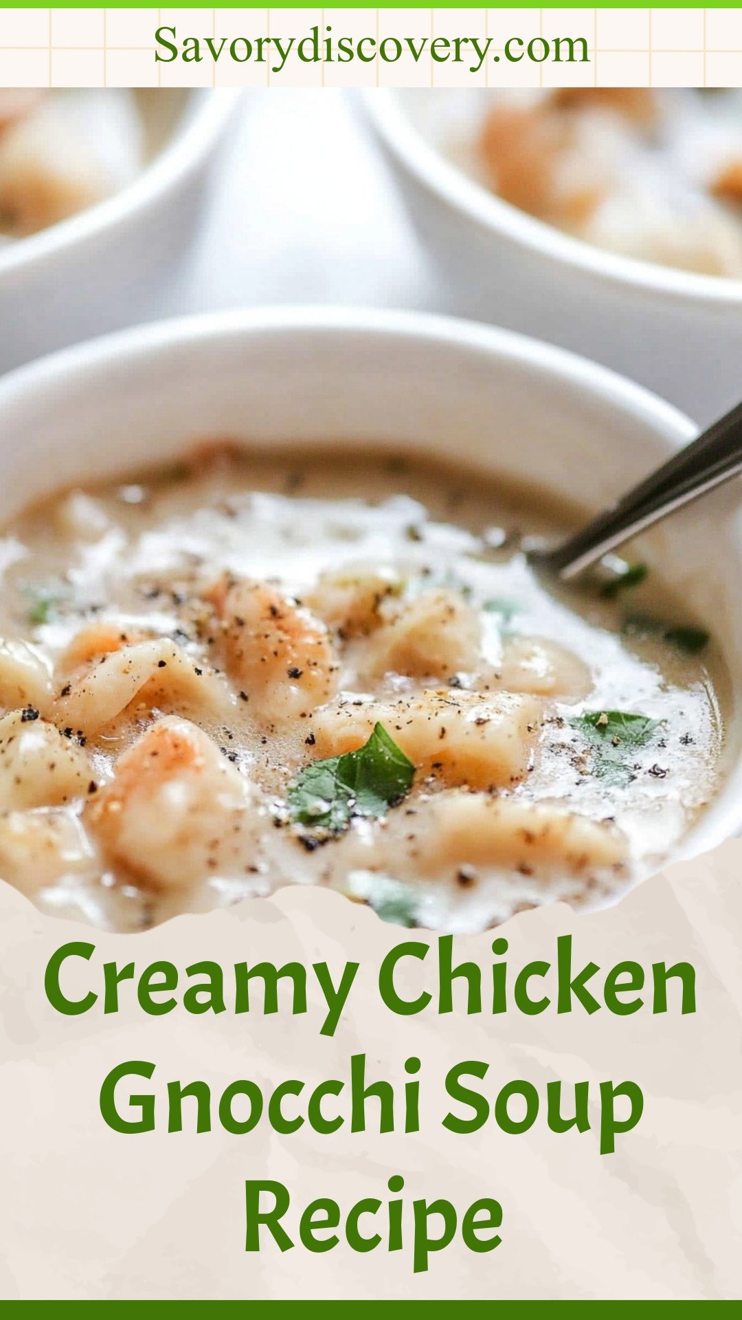 Creamy Chicken Gnocchi Soup Recipe