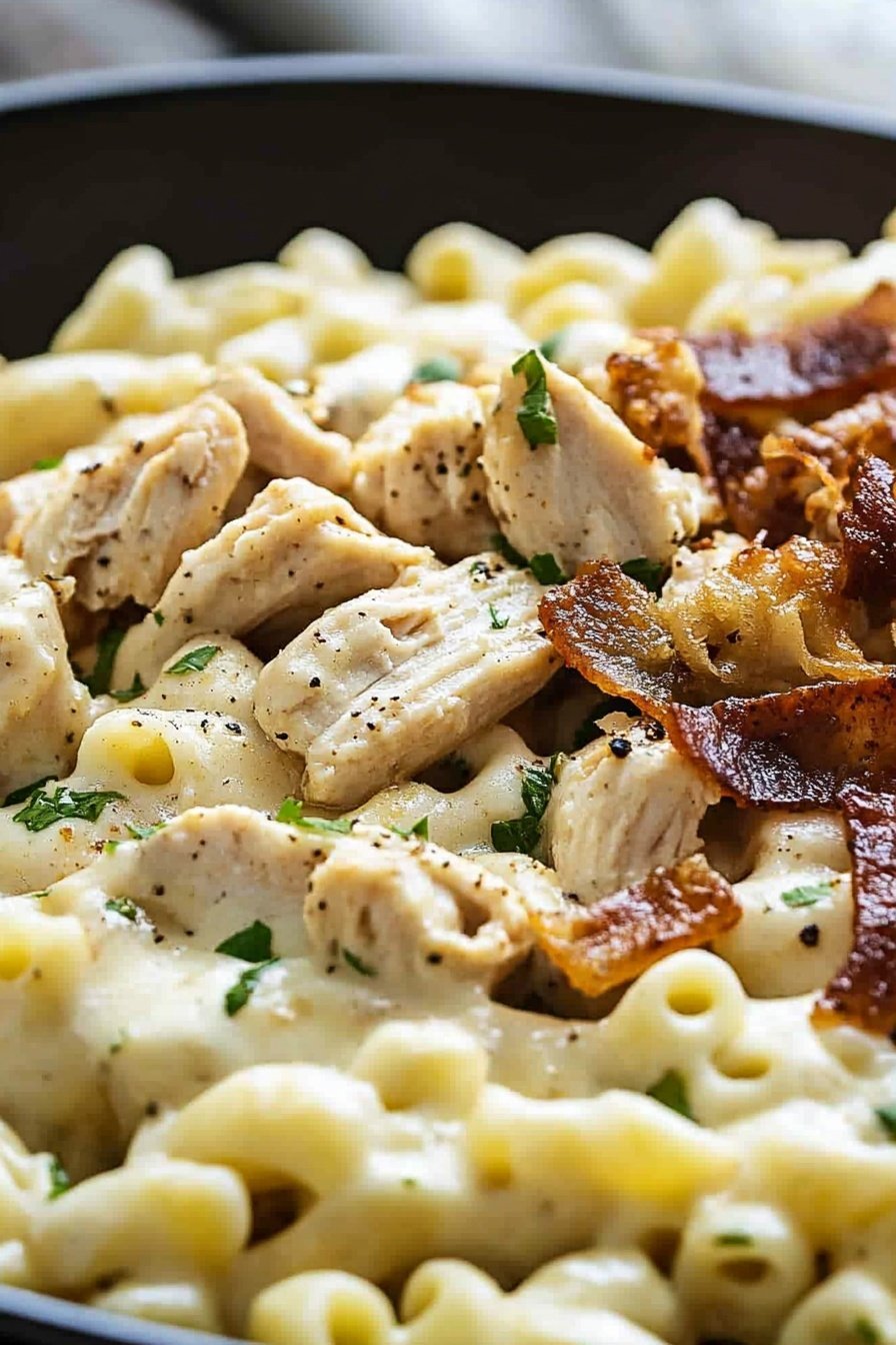 Creamy Ranch Chicken Mac and Cheese