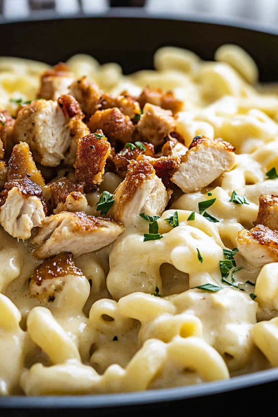 Creamy Ranch Chicken Mac and Cheese