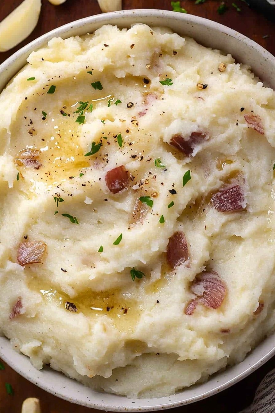 Creamy Roasted Garlic Potato Mash
