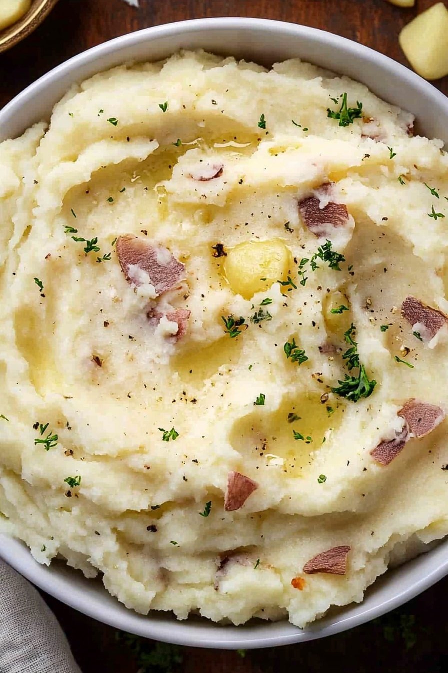 Creamy Roasted Garlic Potato Mash