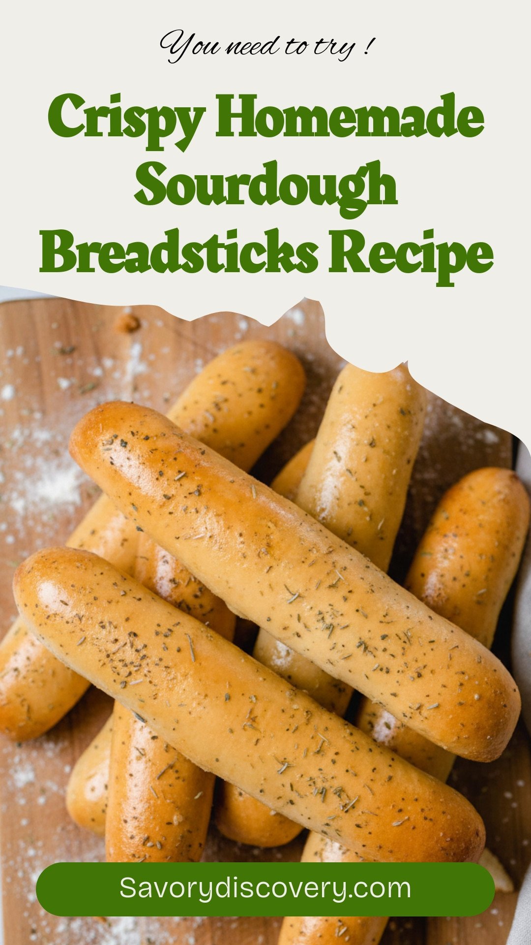 Crispy Homemade Sourdough Breadsticks Recipe