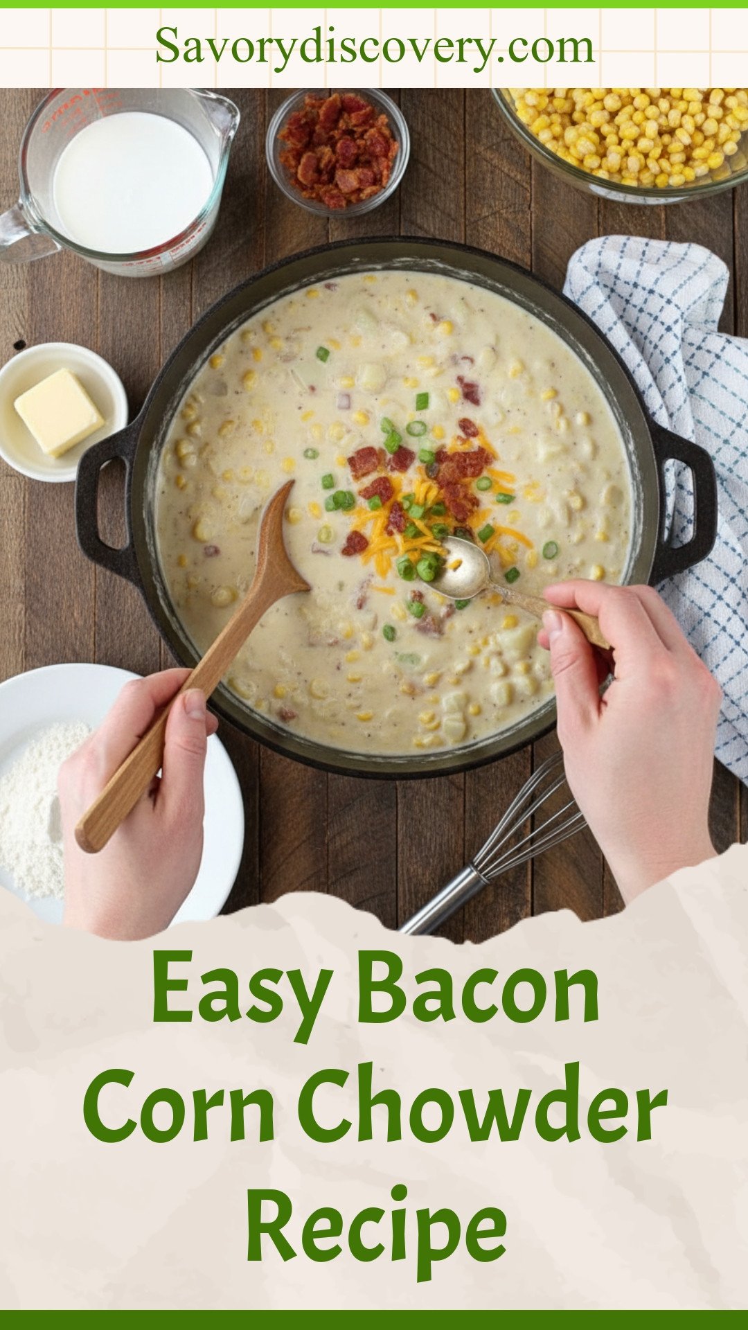 Easy Bacon Corn Chowder Recipe