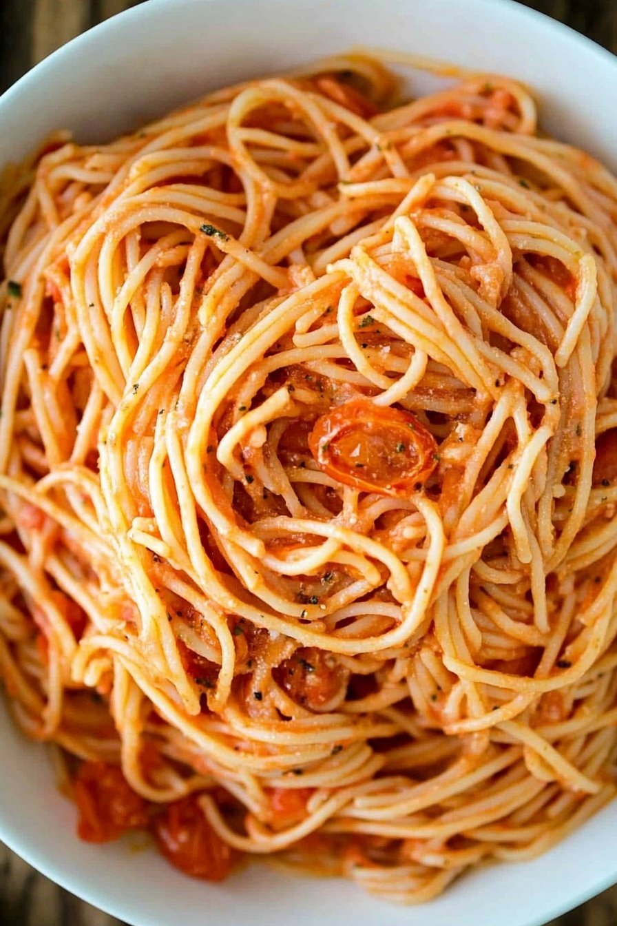 Easy Boursin and Tomato Pasta