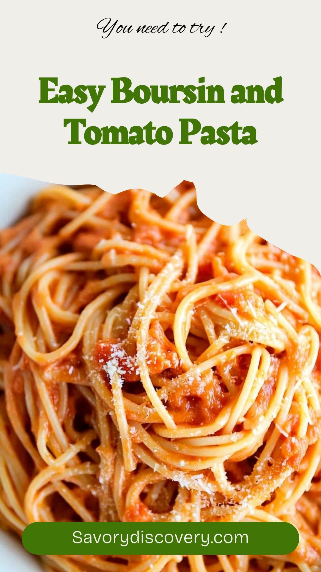 Easy Boursin and Tomato Pasta