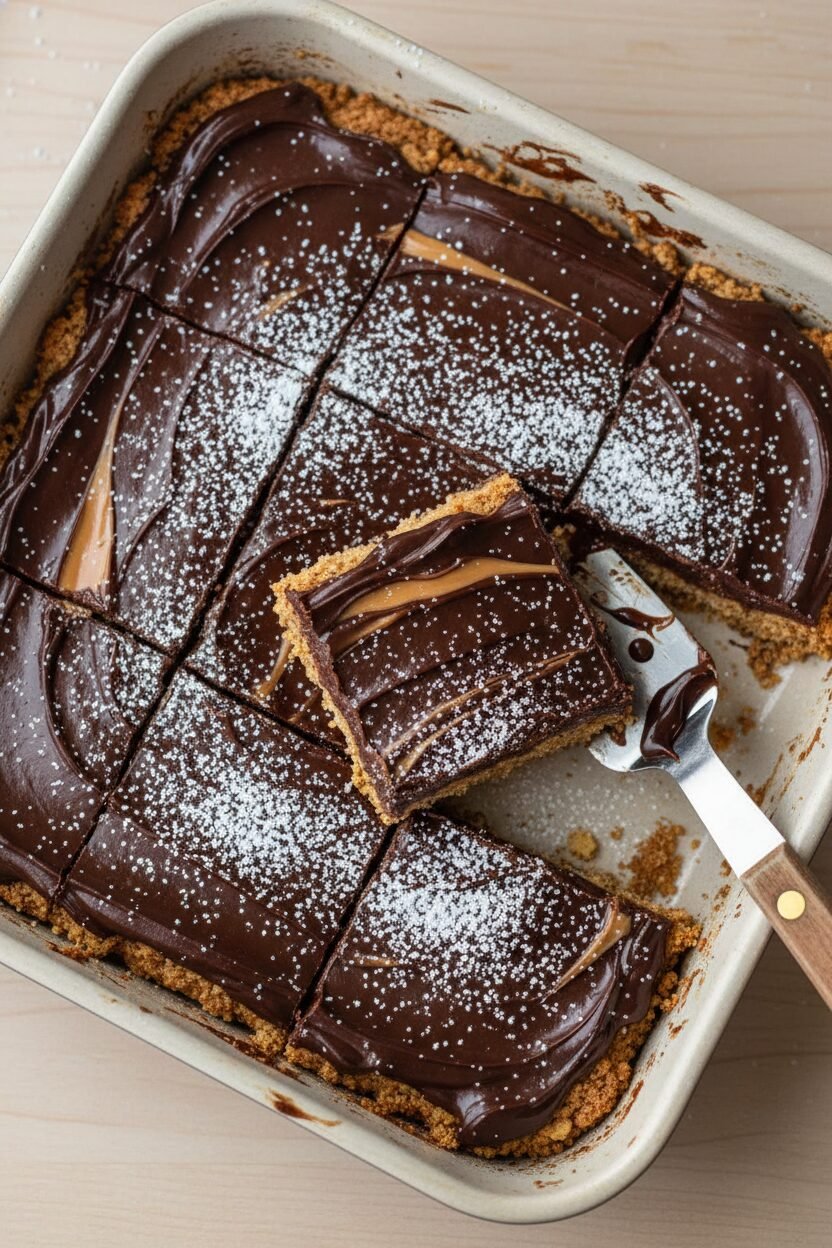Easy Chocolate Peanut Butter Bars Recipe