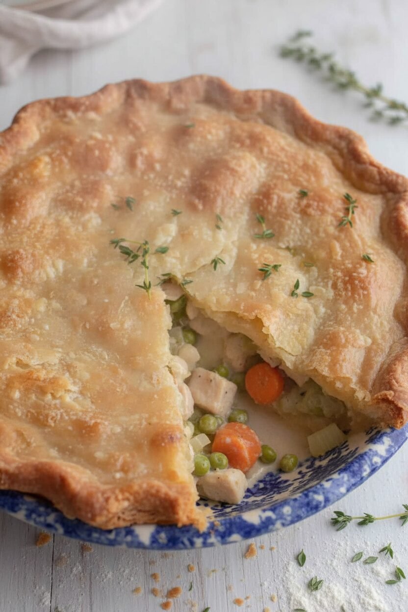 Easy Homemade Chicken Pot Pie Recipe