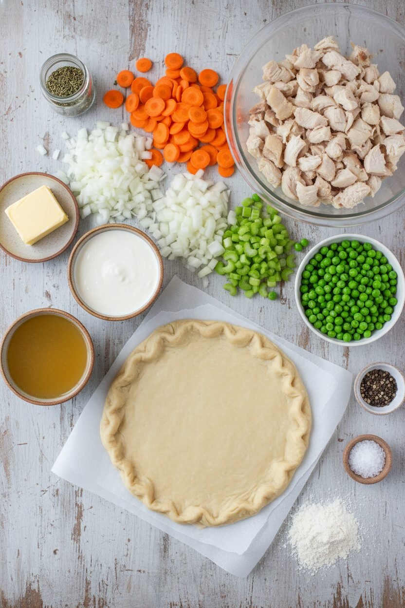 Easy Homemade Chicken Pot Pie Recipe