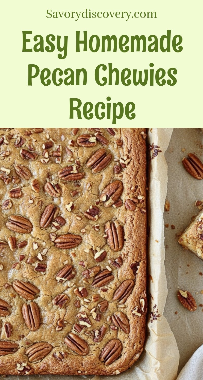 Easy Homemade Pecan Chewies Recipe