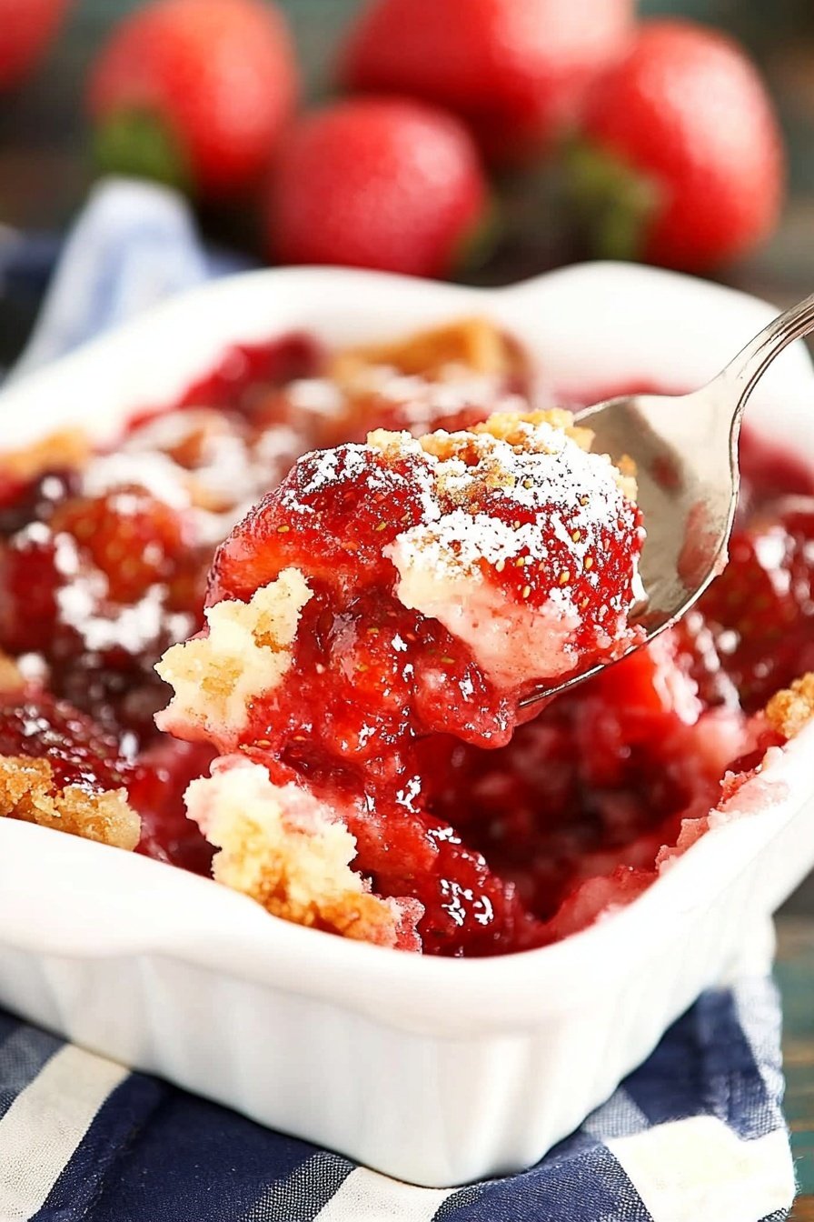 Easy Homemade Strawberry Dessert