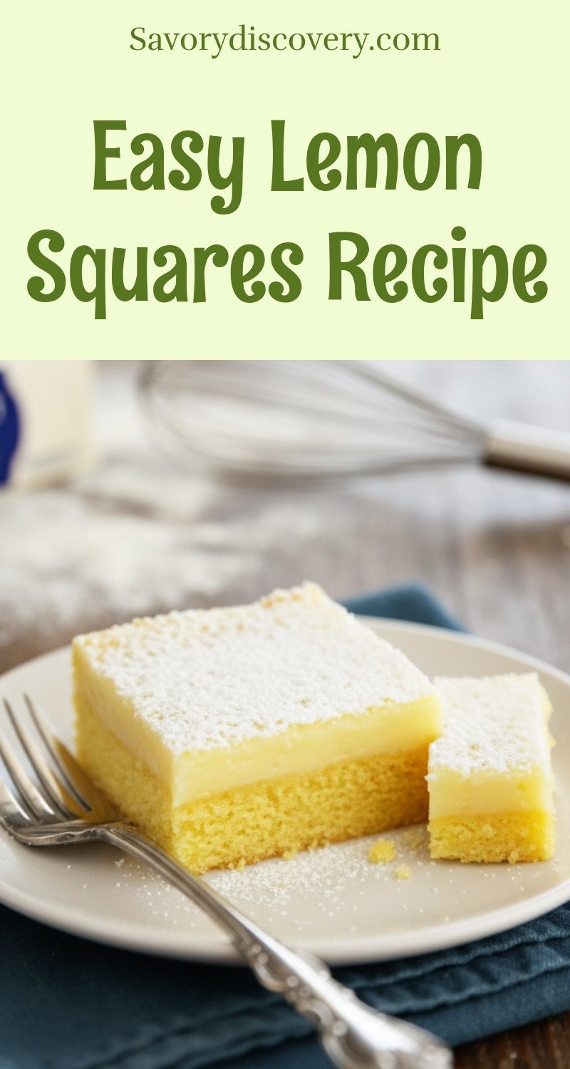 Easy Lemon Squares Recipe