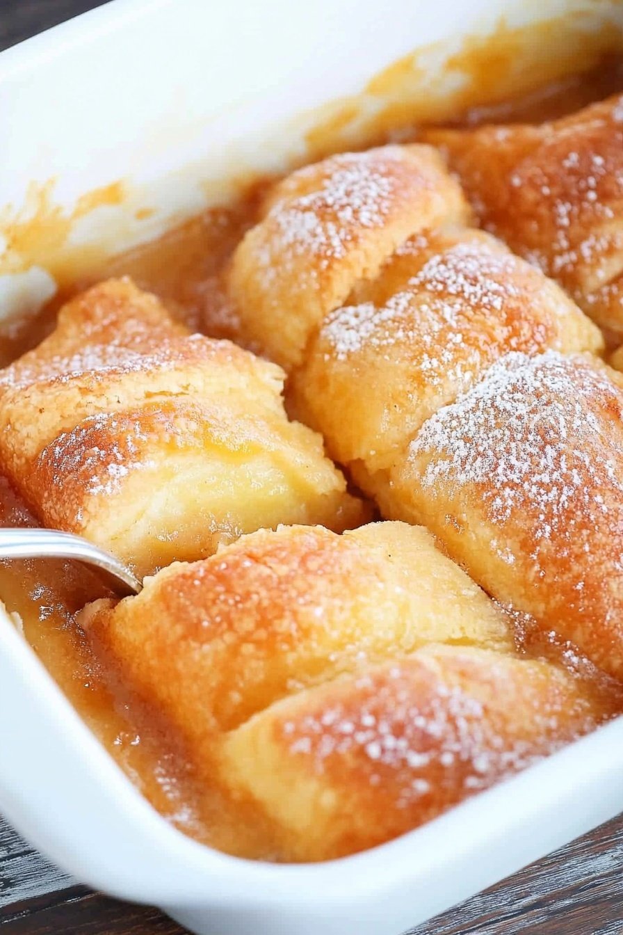Easy Peach Dumpling Dessert Recipe