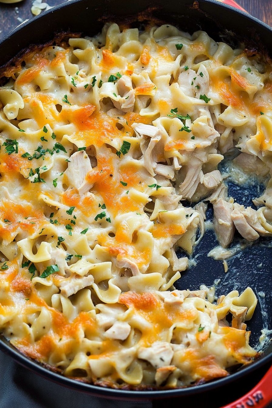 Easy Skillet Turkey Noodle Bake