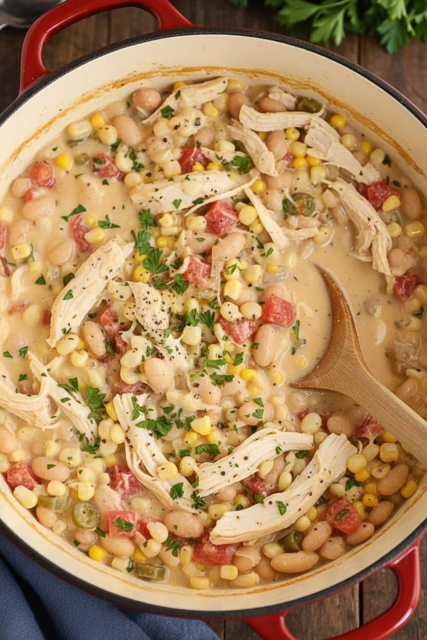 Easy Slow Cooker Chicken Stew Recipe