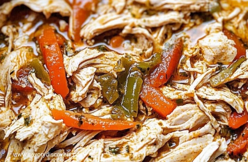 Easy Slow Cooker Verde Chicken