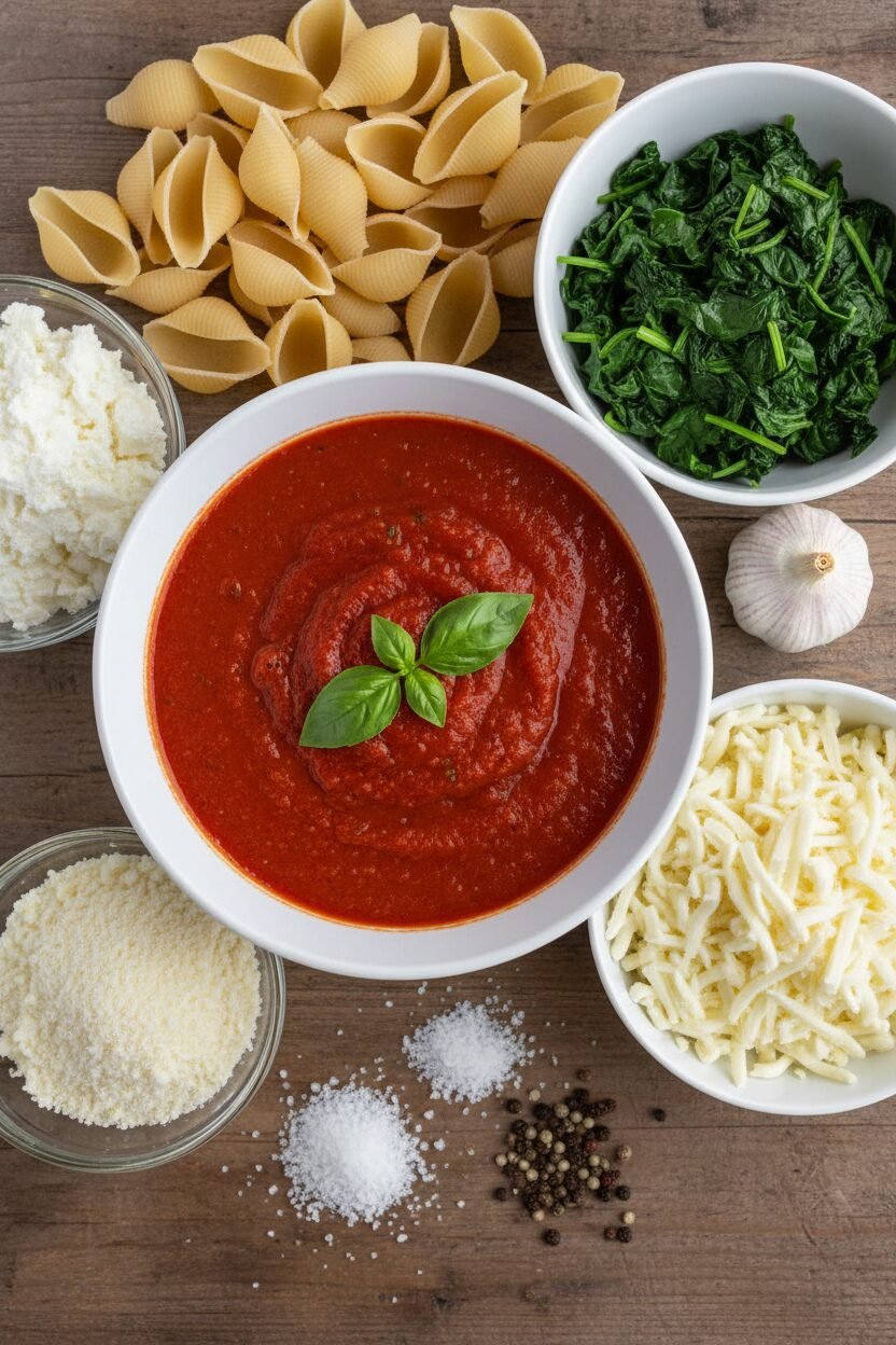 Easy Stuffed Shells With Ricotta Cheese Recipe