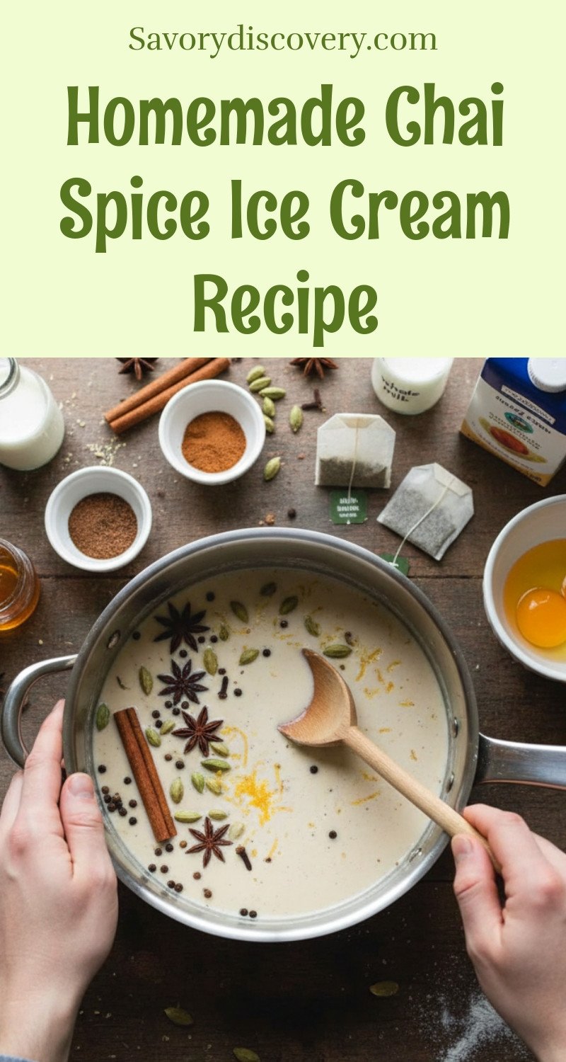 Homemade Chai Spice Ice Cream Recipe