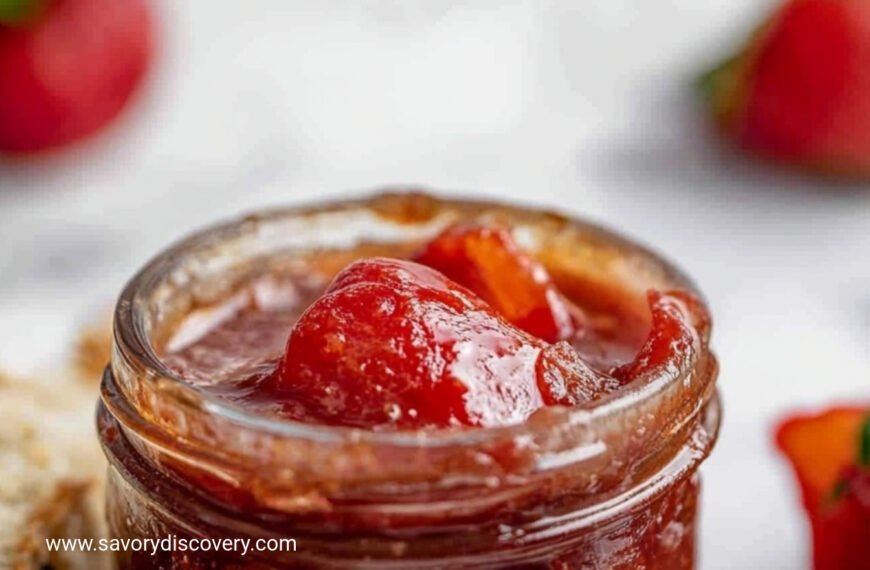 Honey Sweetened Strawberry Jam Recipe