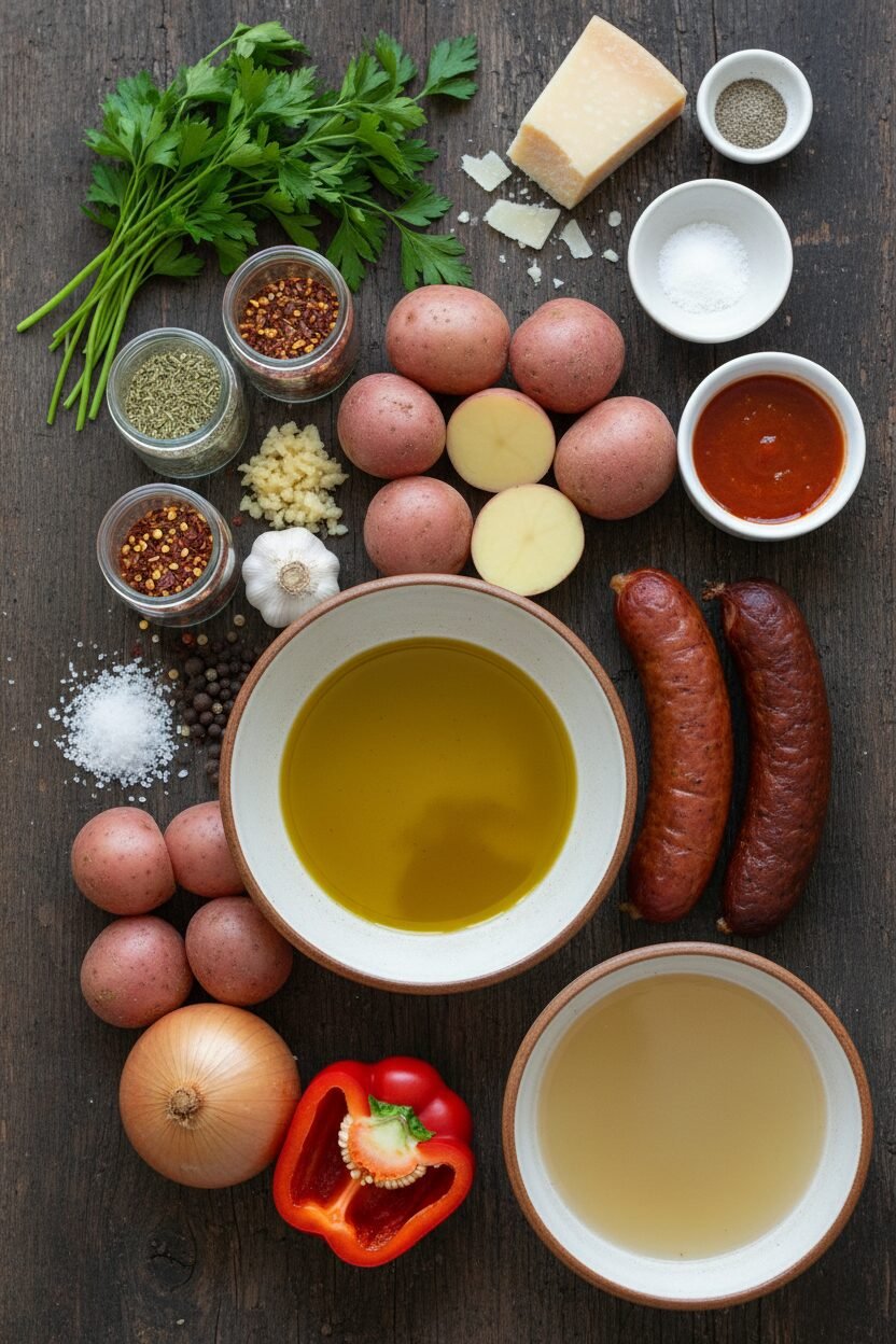 Kielbasa and Potatoes Skillet Recipe