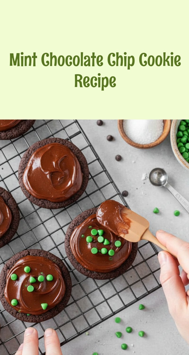 Mint Chocolate Chip Cookie Recipe
