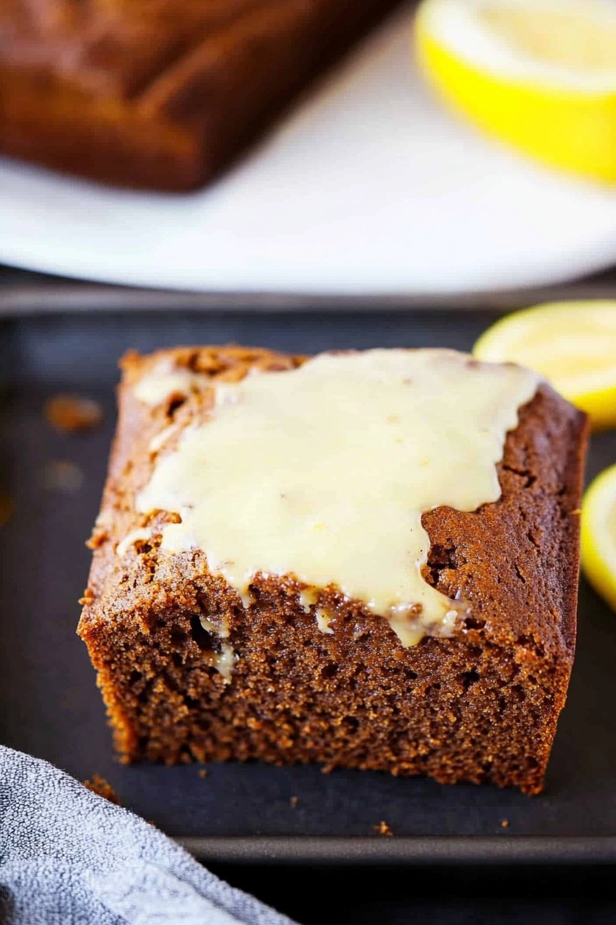 Moist Spiced Gingerbread Loaf Recipe