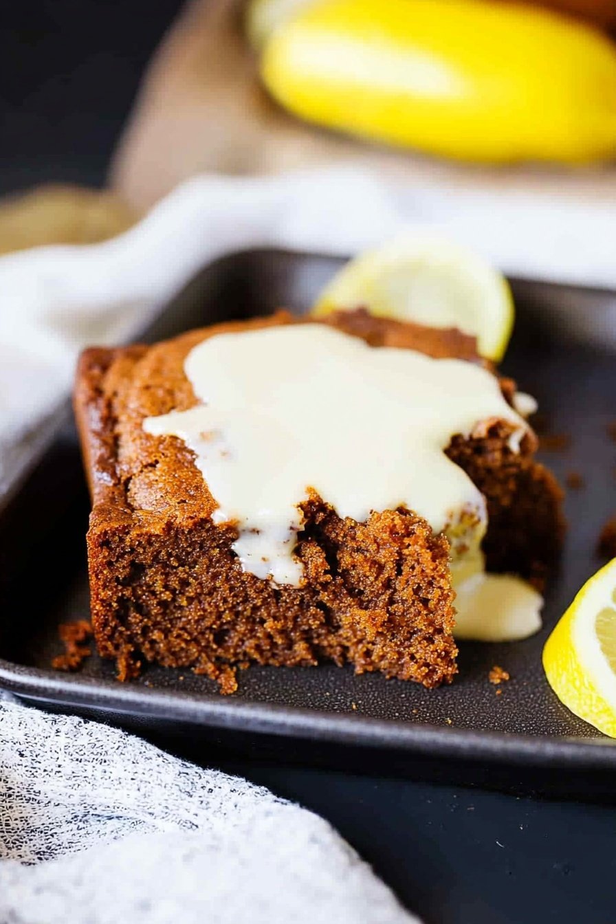 Moist Spiced Gingerbread Loaf Recipe