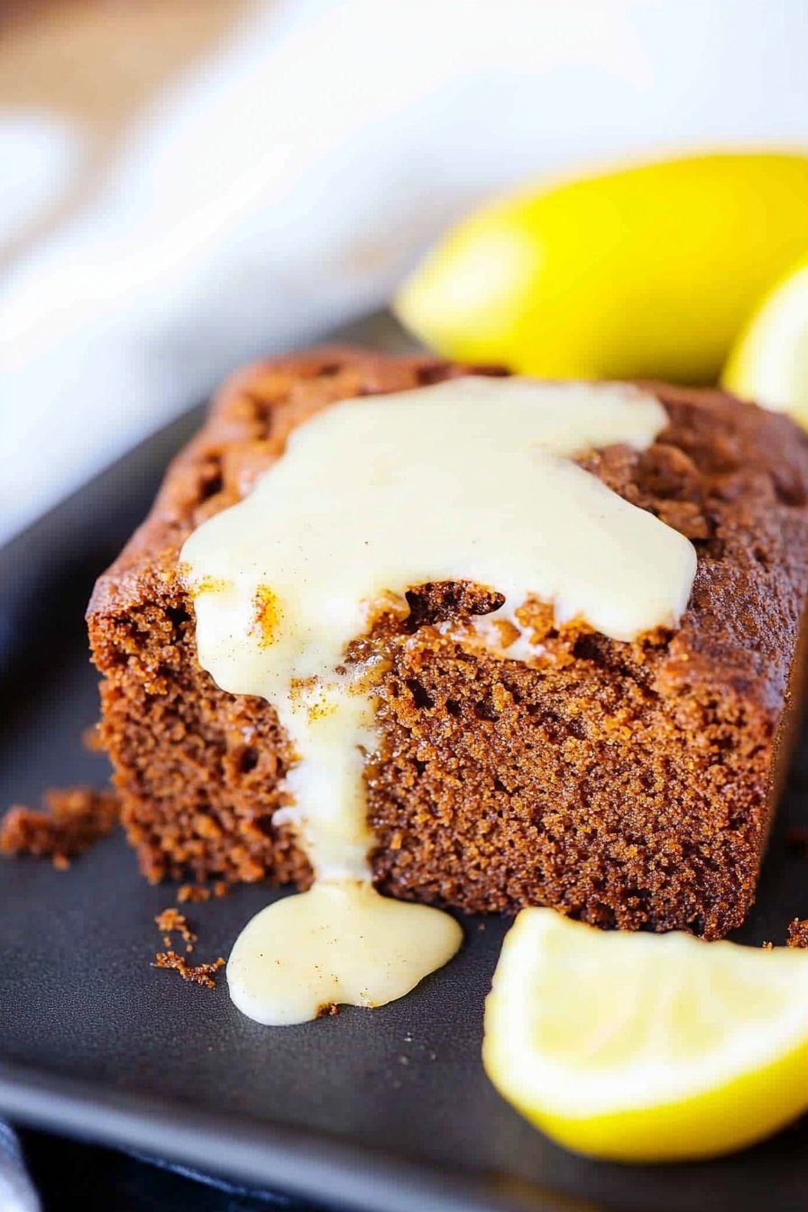Moist Spiced Gingerbread Loaf Recipe