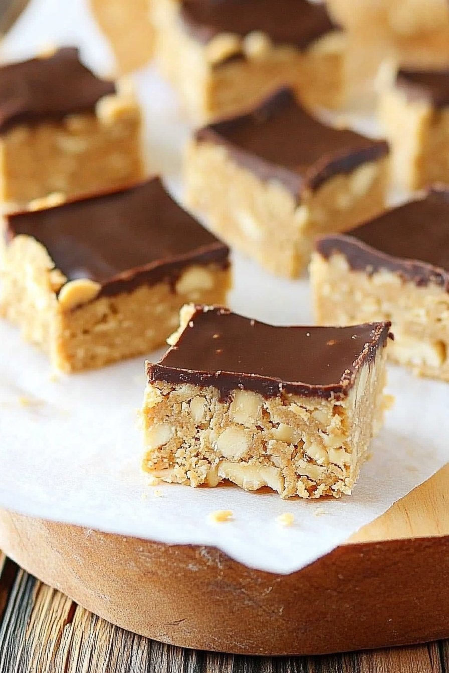 No-Bake Peanut Butter Snack Bars