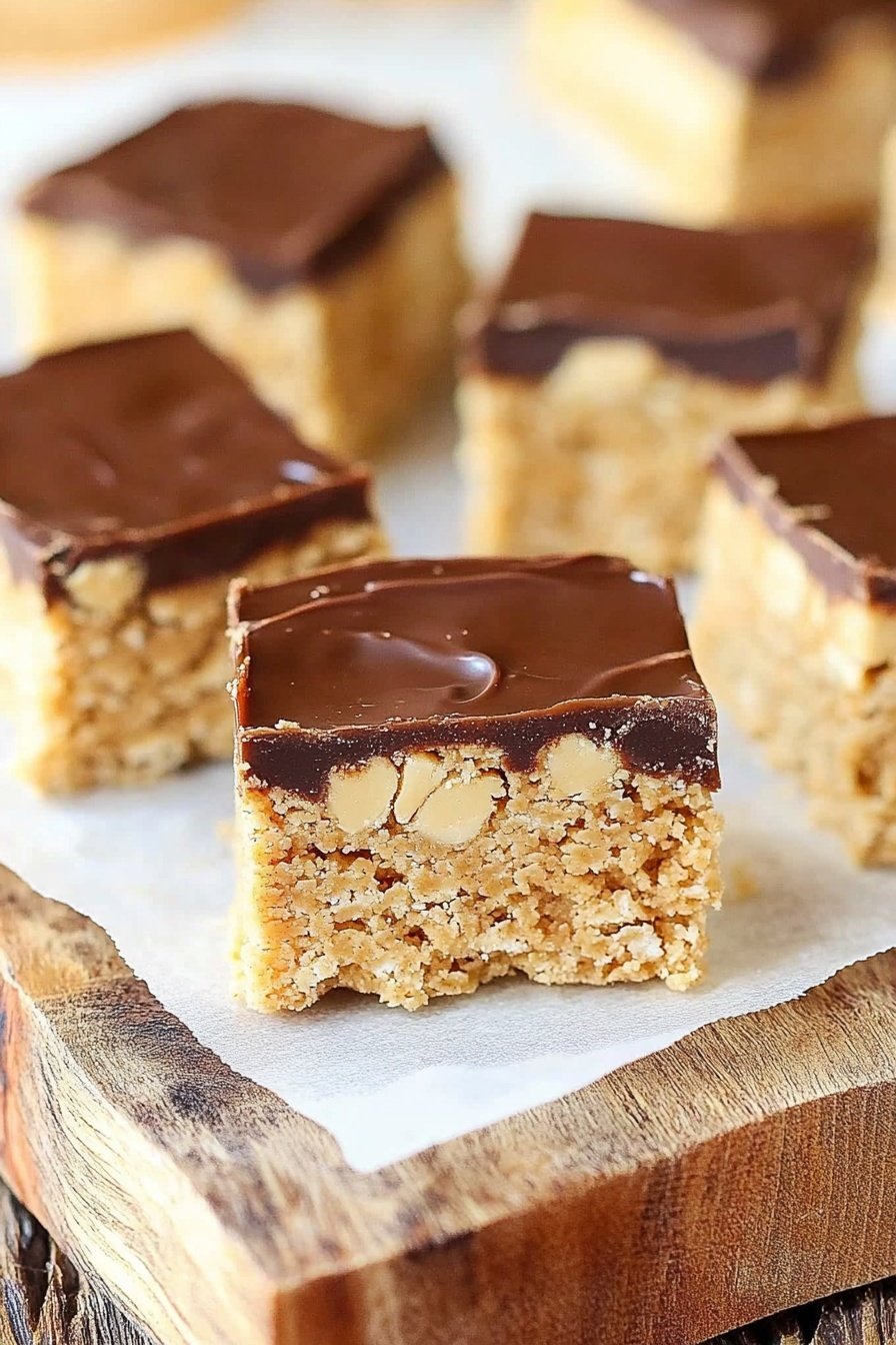 No-Bake Peanut Butter Snack Bars