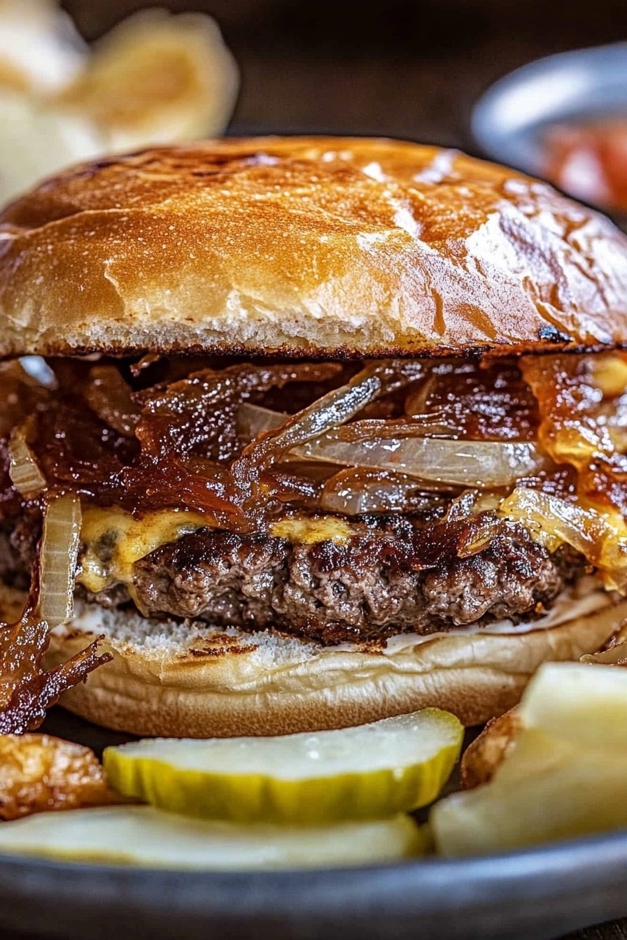 Oklahoma Onion Smash Burger Recipe