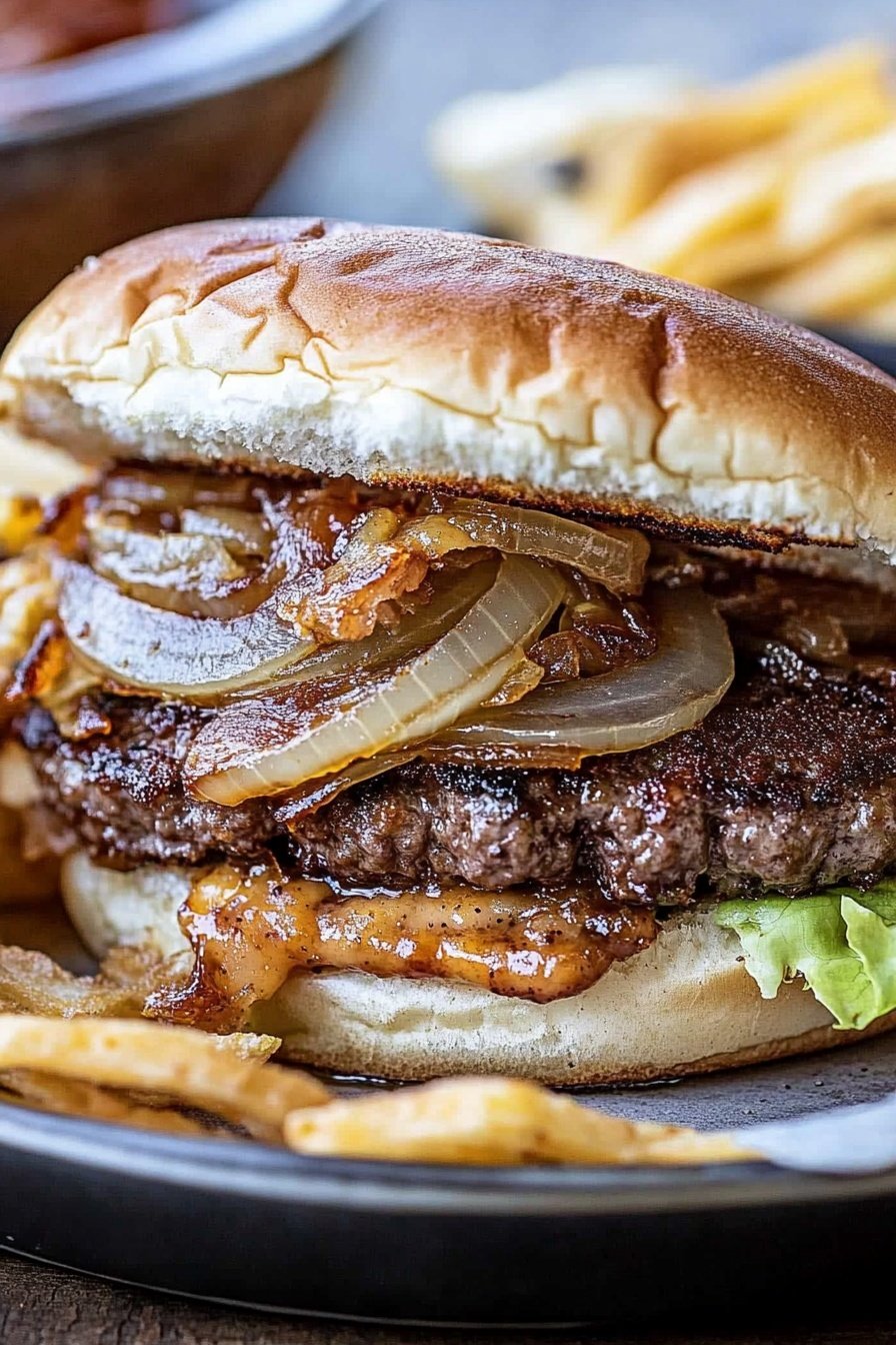 Oklahoma Onion Smash Burger Recipe