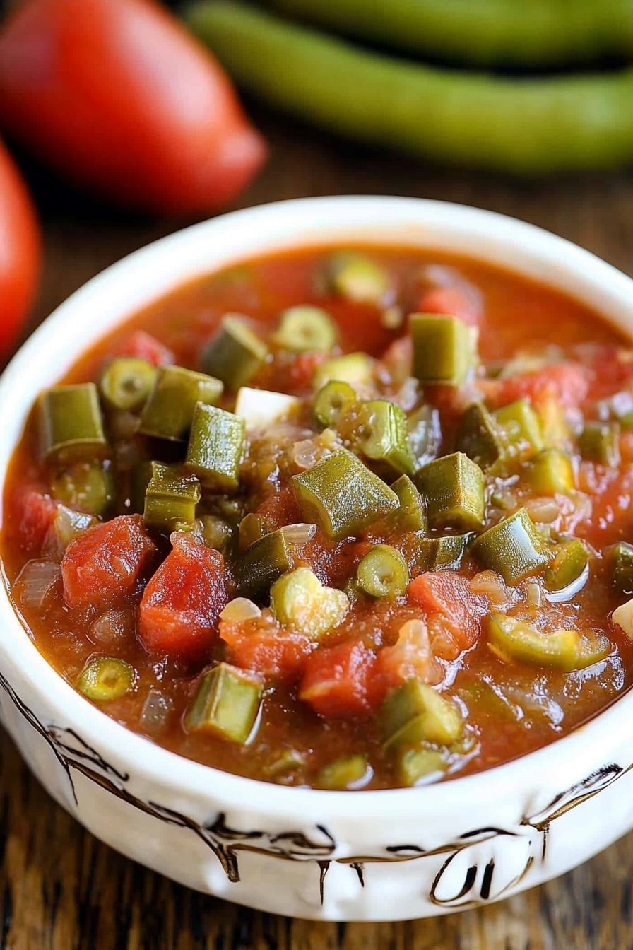 Okra Tomato Stew Recipe