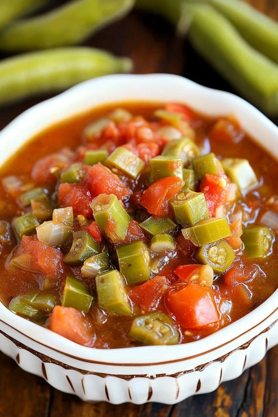 Okra Tomato Stew Recipe