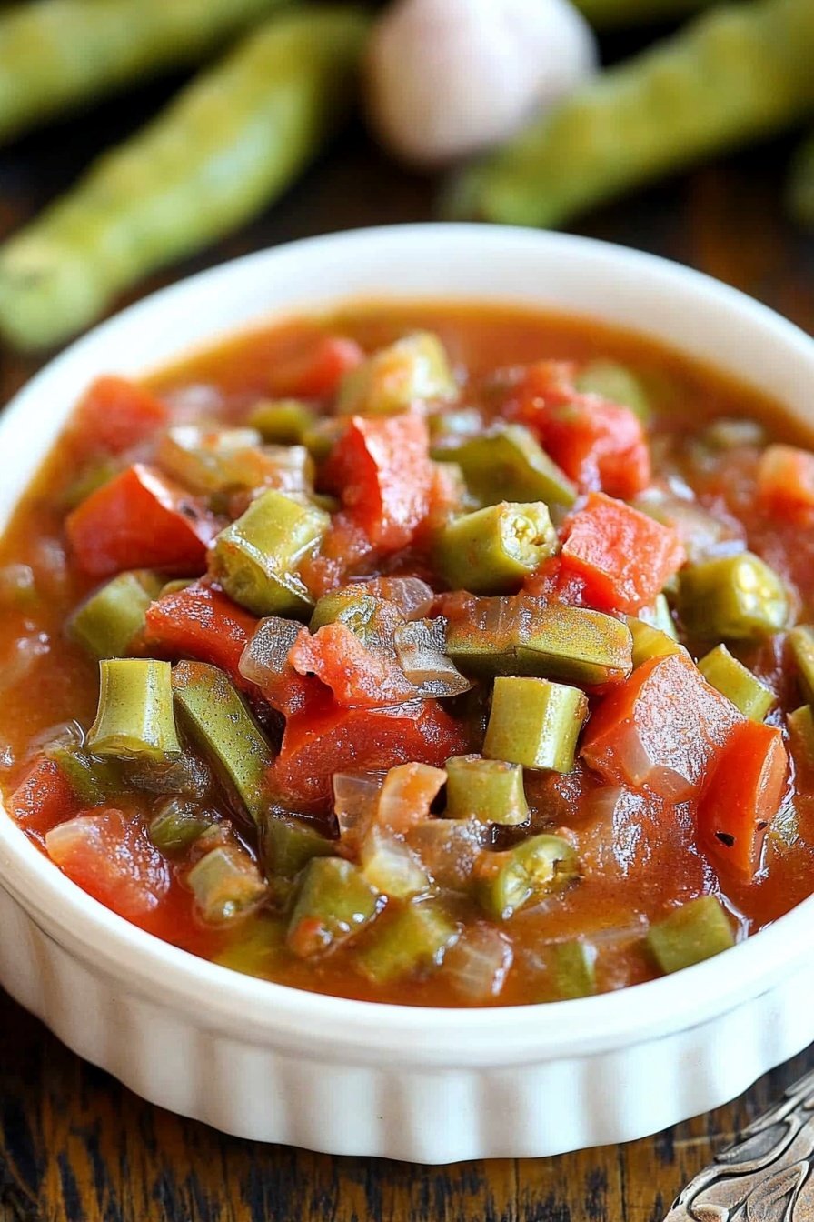 Okra Tomato Stew Recipe