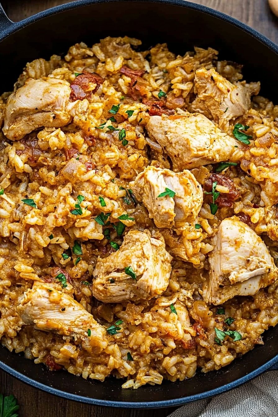 Romantic Chicken and Rice Dinner