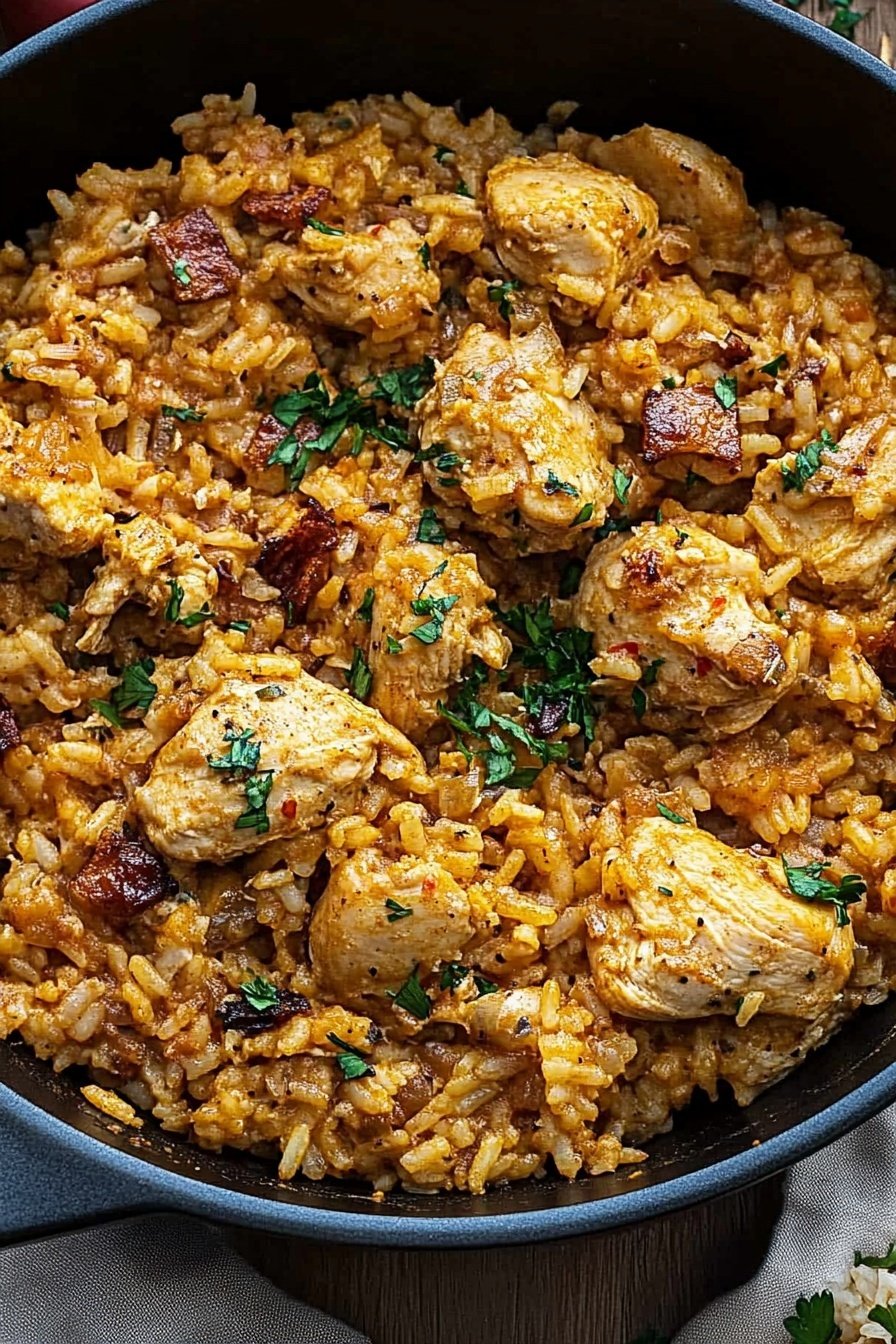 Romantic Chicken and Rice Dinner