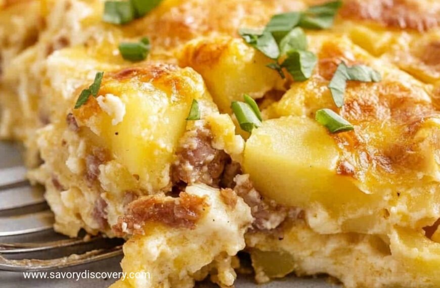 Savory Breakfast Casserole with Potatoes