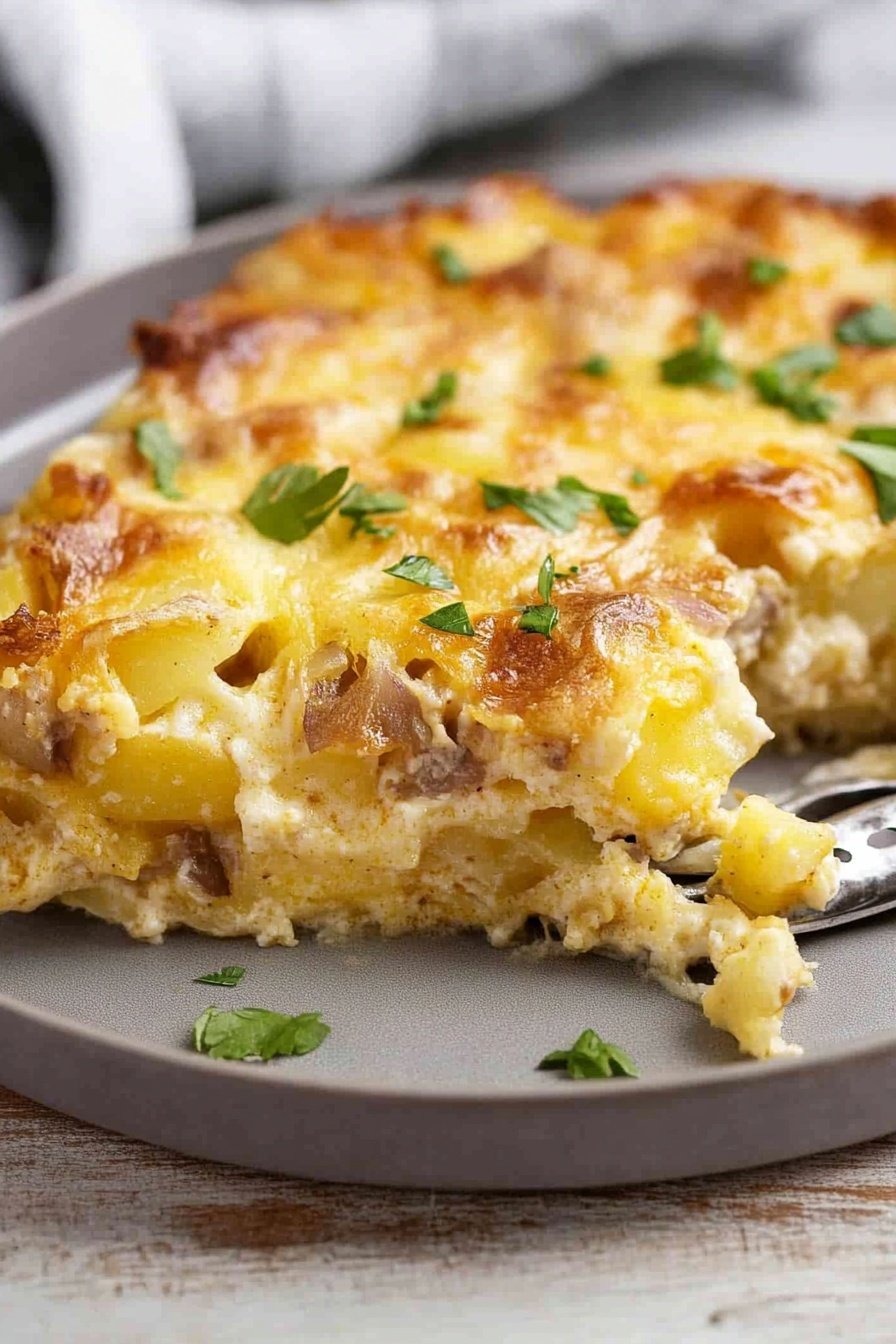 Savory Breakfast Casserole with Potatoes