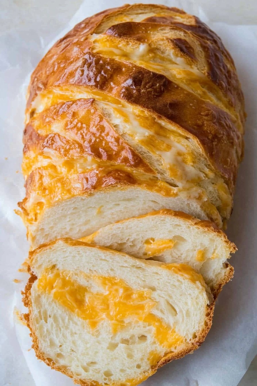 Savory Sourdough Loaf with Cheese