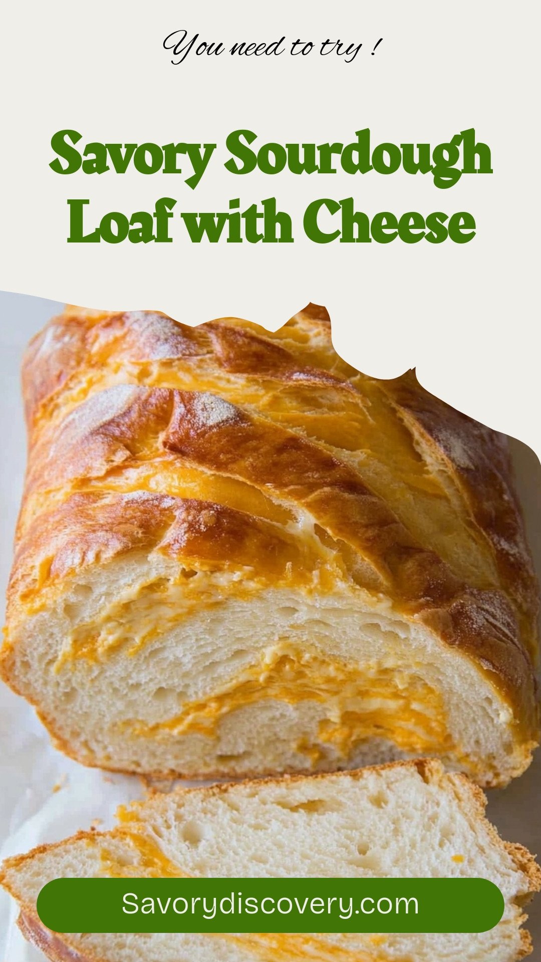 Savory Sourdough Loaf with Cheese